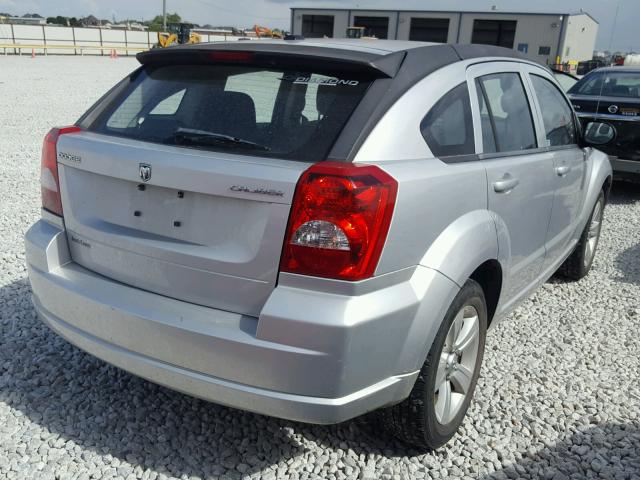 1B3CB3HA4AD568785 - 2010 DODGE CALIBER MA GRAY photo 4