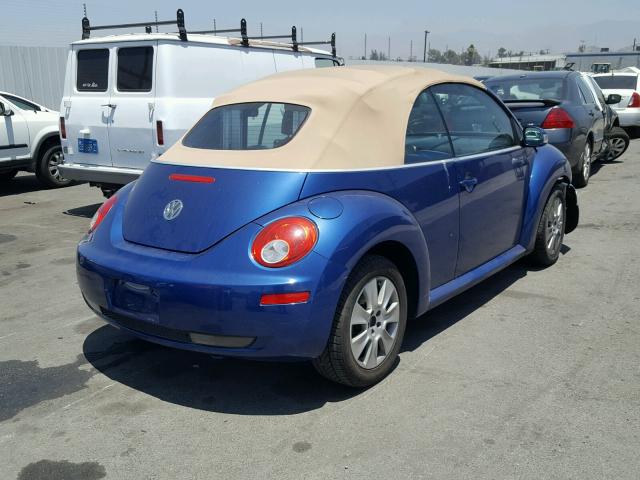3VWPG31Y88M407697 - 2008 VOLKSWAGEN NEW BEETLE 蓝色 照片 4