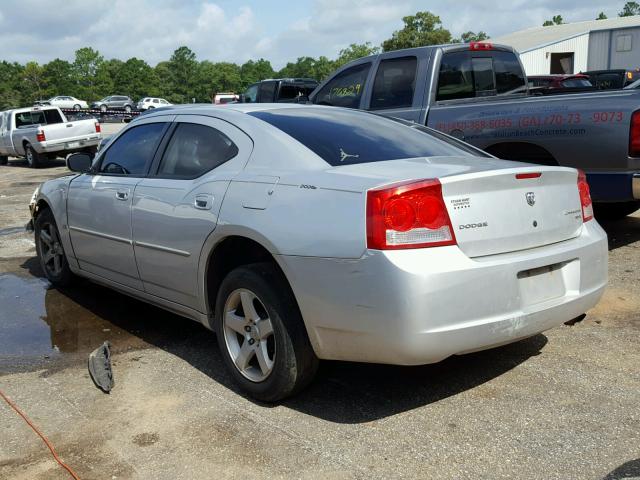 2B3CA3CVXAH187359 - 2010 DODGE CHARGER SX SILVER photo 3