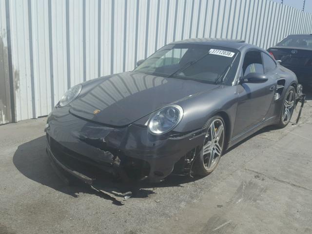 WP0AD29927S785674 - 2007 PORSCHE 911 TURBO GRAY photo 2