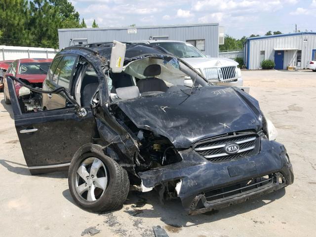 KNAFG526677075904 - 2007 KIA RONDO LX BLACK photo 1