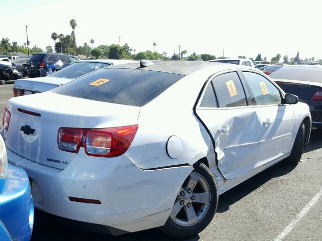 1G11B5SL2FF147972 - 2015 CHEVROLET MALIBU LS WHITE photo 4