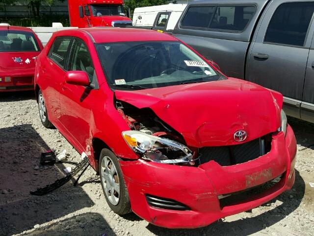 2T1KU40E49C071298 - 2009 TOYOTA COROLLA MA RED photo 1