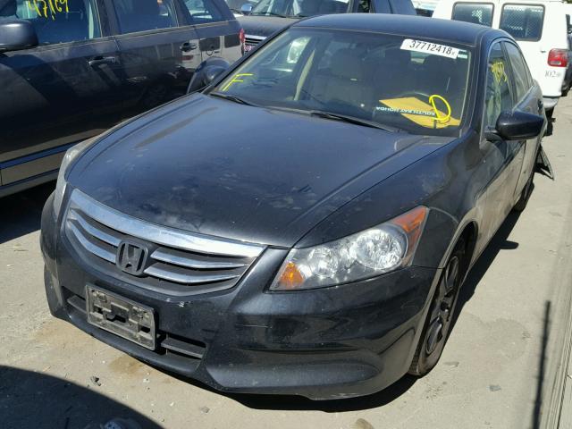 1HGCP2F65CA139783 - 2012 HONDA ACCORD SE BLACK photo 2