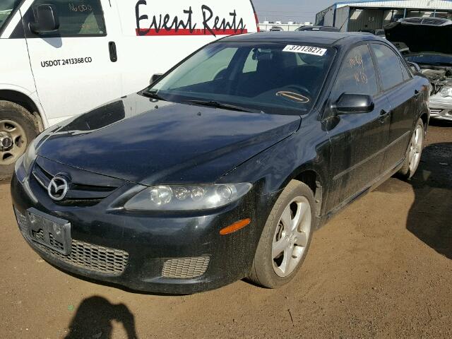 1YVHP80C075M32392 - 2007 MAZDA 6 BLACK photo 2