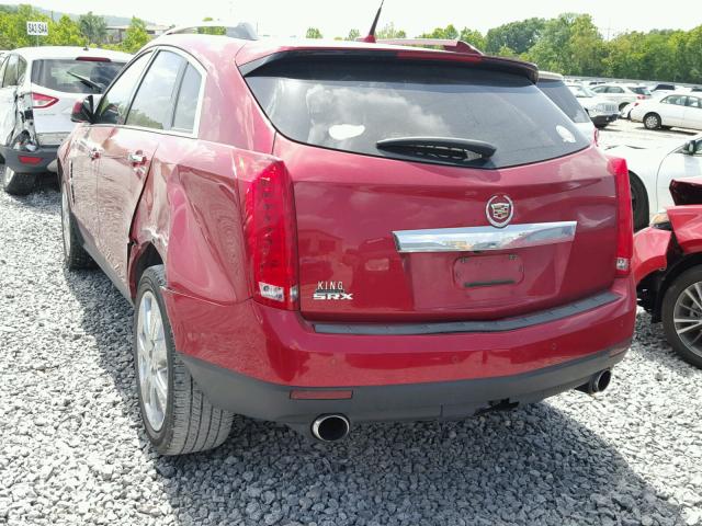 3GYFNBEY1AS522193 - 2010 CADILLAC SRX PERFOR RED photo 3