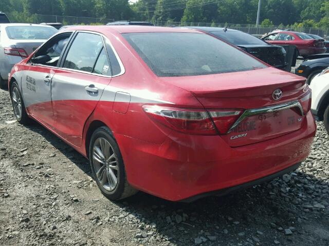4T1BF1FK0GU522079 - 2016 TOYOTA CAMRY LE RED photo 3