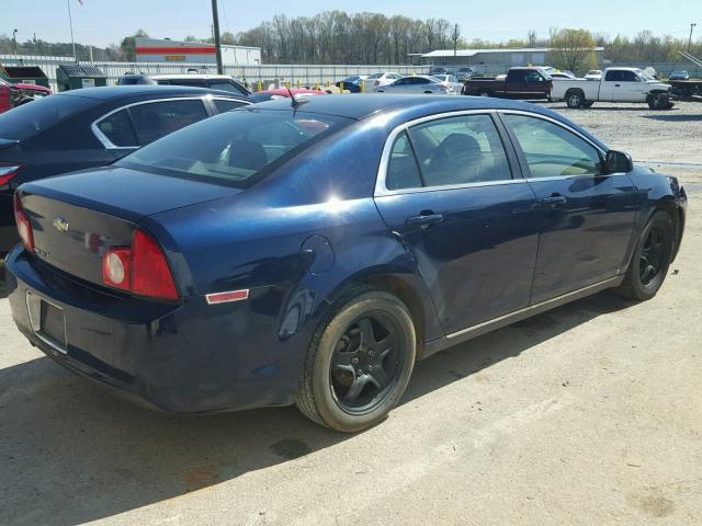 1G1ZC5EB9A4118654 - 2010 CHEVROLET MALIBU 1LT ლურჯი ფოტო 4