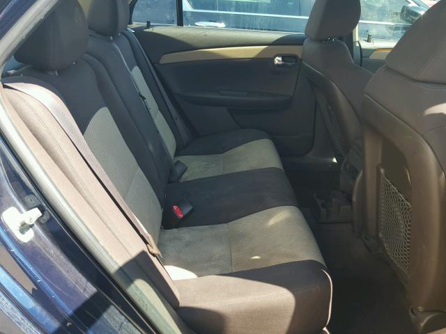 1G1ZC5EB9A4118654 - 2010 CHEVROLET MALIBU 1LT ლურჯი ფოტო 6