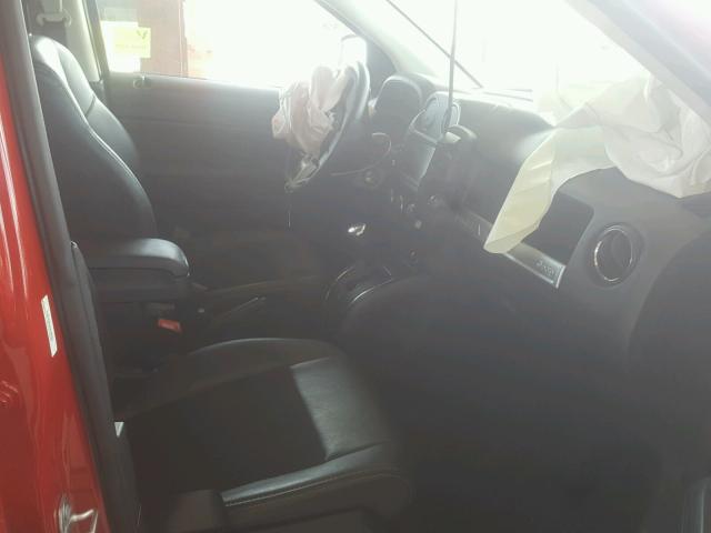 1C4NJCBA9GD700323 - 2016 JEEP COMPASS SP RED photo 5