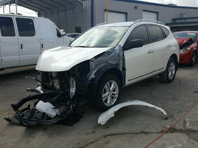 JN8AS5MT1FW656797 - 2015 NISSAN ROGUE SELE WHITE photo 2