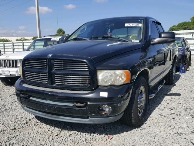 3D7KA28D03G733275 - 2003 DODGE RAM 2500 S BLACK photo 2