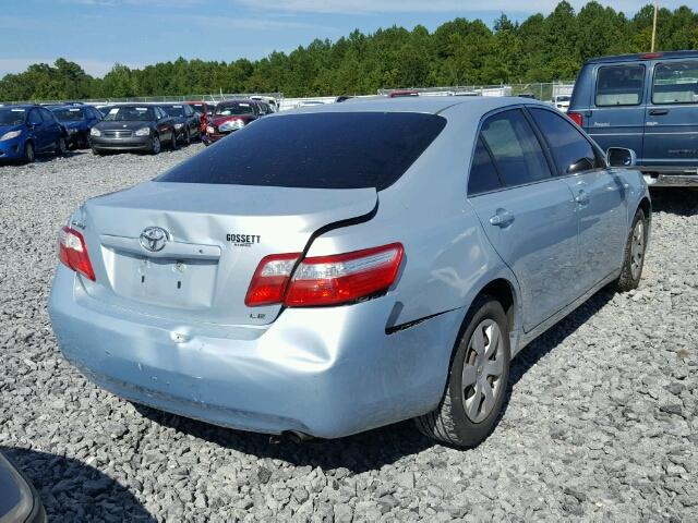 JTNBE46K873010256 - 2007 TOYOTA CAMRY NEW BLUE photo 4