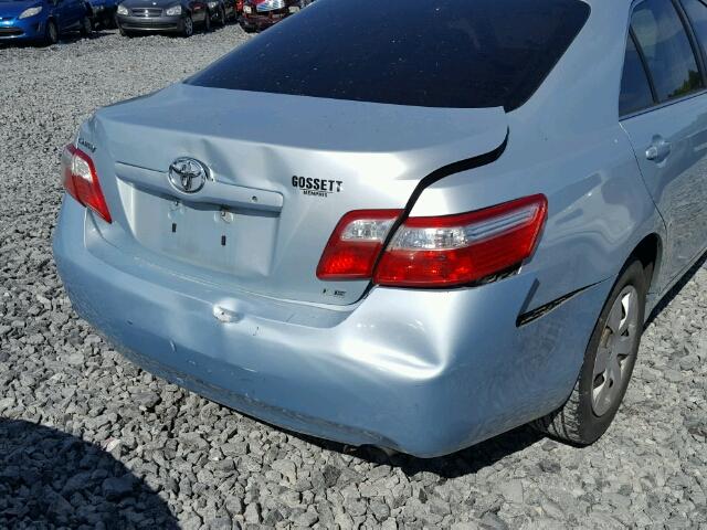 JTNBE46K873010256 - 2007 TOYOTA CAMRY NEW BLUE photo 9