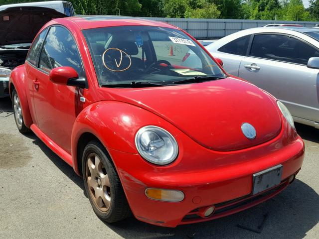3VWCB21C82M461732 - 2002 VOLKSWAGEN NEW BEETLE წითელი ფოტო 1