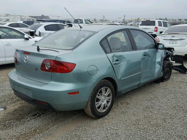 JM1BK12F941192464 - 2004 MAZDA 3 I GREEN photo 4