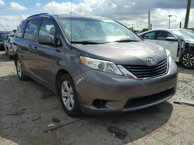 5TDKK3DC1BS161157 - 2011 TOYOTA SIENNA CHARCOAL photo 1