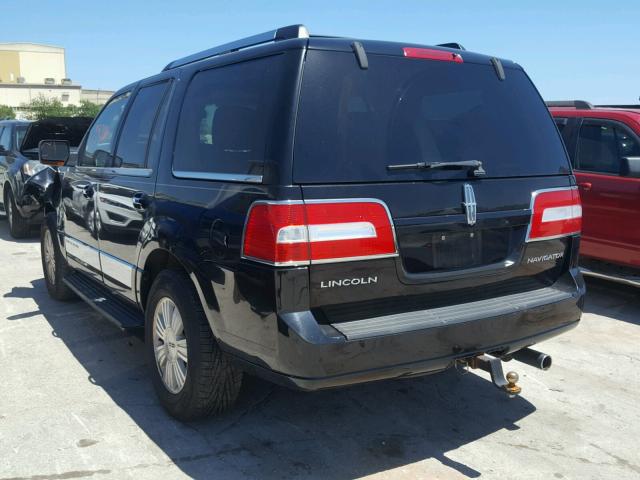 5LMFU27528LJ17674 - 2008 LINCOLN NAVIGATOR BLACK photo 3