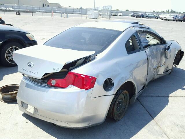 JNKCV54E14M804452 - 2004 INFINITI G35 SILVER photo 4