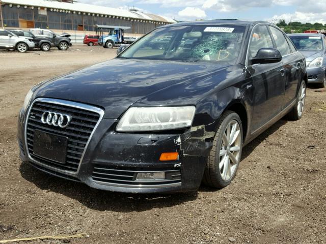 WAUKGAFB3AN027259 - 2010 AUDI A6 PRESTIG BLACK photo 2