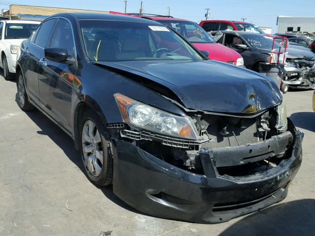 1HGCP368X8A059653 - 2008 HONDA ACCORD EXL BLACK photo 1