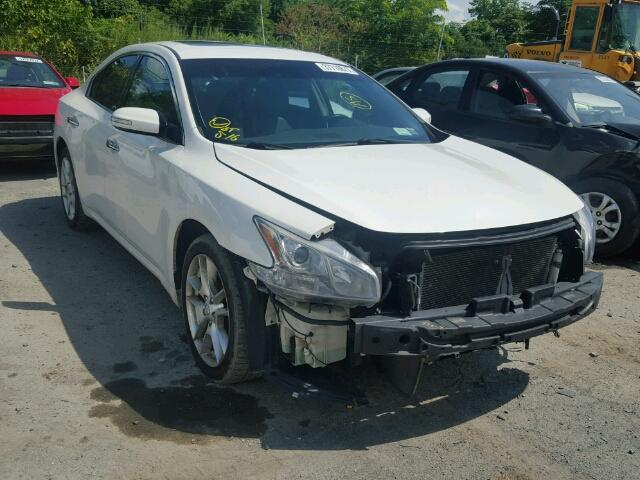 1N4AA51E39C808756 - 2009 NISSAN MAXIMA S WHITE photo 1