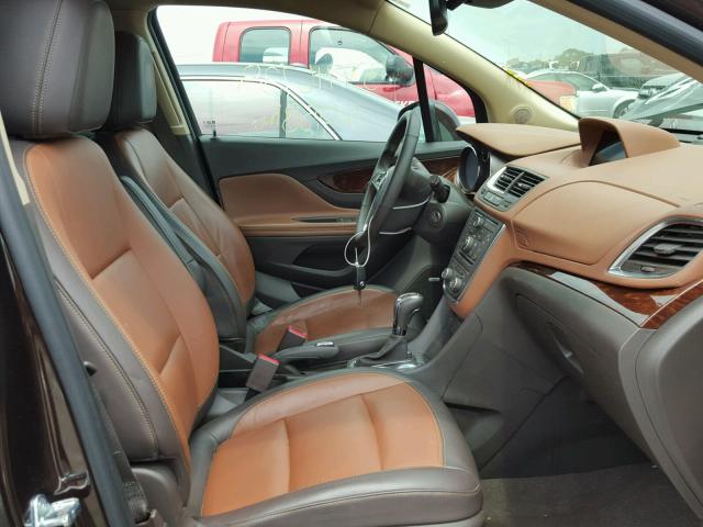 KL4CJHSB6FB036046 - 2015 BUICK ENCORE PRE BROWN photo 5