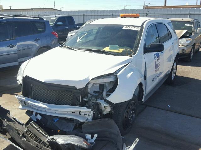 2GNALAEK9F6121404 - 2015 CHEVROLET EQUINOX LS WHITE photo 2