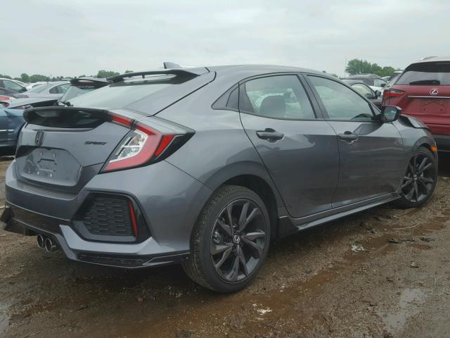 SHHFK7H49JU213499 - 2018 HONDA CIVIC SPOR GRAY photo 4