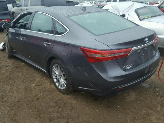 4T1BD1EBXJU062105 - 2018 TOYOTA AVALON HYB GRAY photo 3