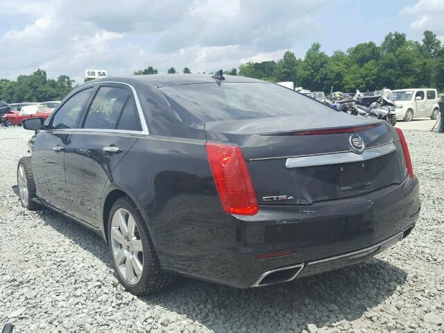 1G6AZ5S34E0133224 - 2014 CADILLAC CTS PREMIU BLACK photo 3