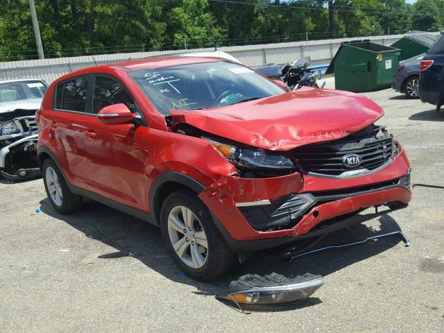 KNDPB3A28D7376274 - 2013 KIA SPORTAGE B RED photo 1