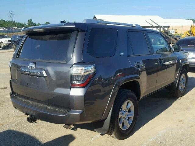 JTEZU5JR4H5155263 - 2017 TOYOTA 4RUNNER GRAY photo 4