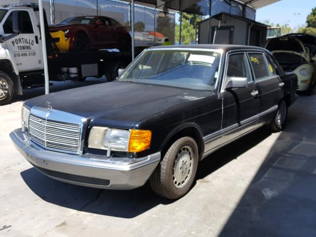 WDBCA39D5KA426540 - 1989 MERCEDES-BENZ 560 SEL BLACK photo 2