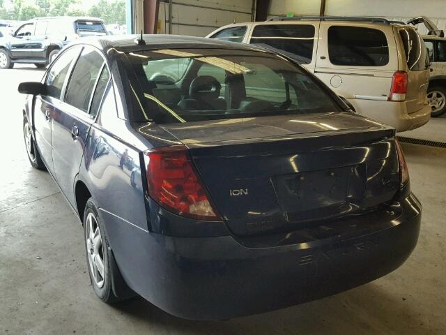 1G8AJ55F17Z204804 - 2007 SATURN ION LEVEL BLUE photo 3