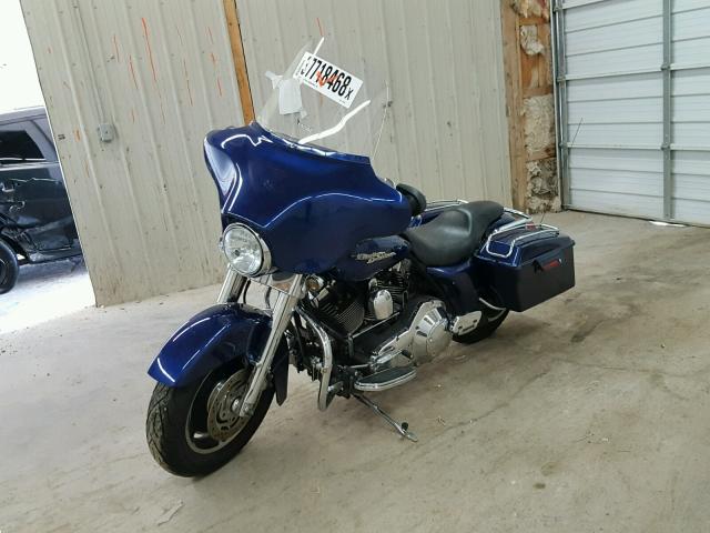 1HD1KBW136Y700968 - 2006 HARLEY-DAVIDSON FLHXI BLUE photo 2