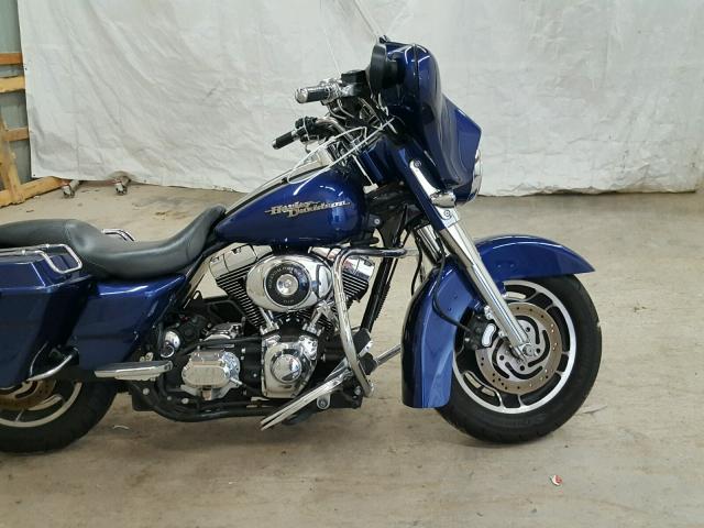 1HD1KBW136Y700968 - 2006 HARLEY-DAVIDSON FLHXI BLUE photo 9