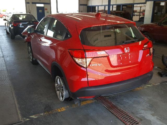 3CZRU6H35HG708629 - 2017 HONDA HR-V LX RED photo 3