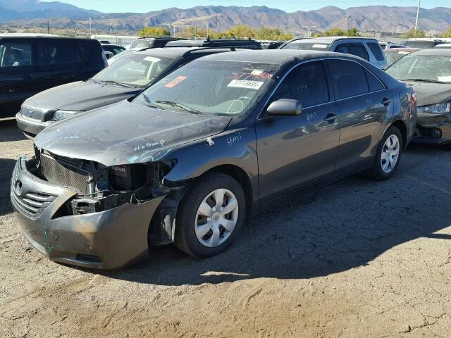 4T1BE46K18U207524 - 2008 TOYOTA CAMRY CE GRAY photo 2