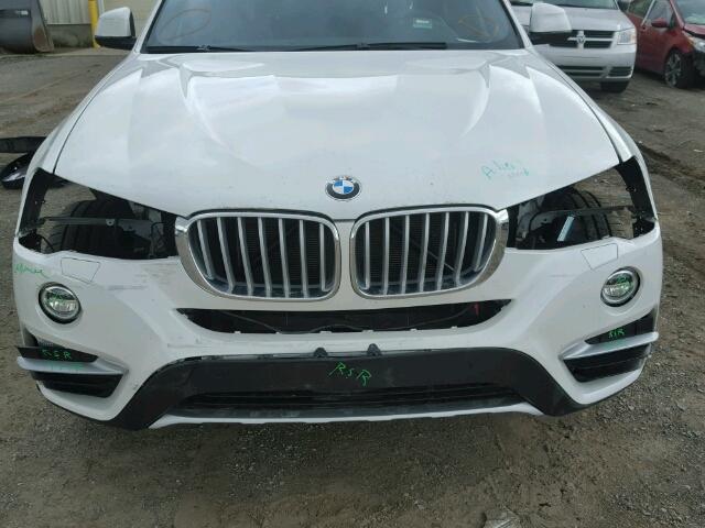 5UXXW3C57H0T78218 - 2017 BMW X4 XDRIVE2 WHITE photo 9