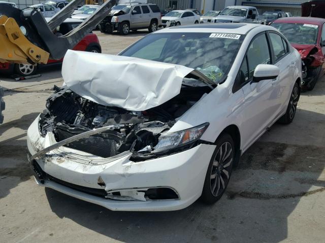 19XFB2F9XFE031116 - 2015 HONDA CIVIC EXL 白色 照片 2