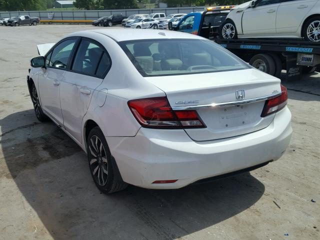 19XFB2F9XFE031116 - 2015 HONDA CIVIC EXL 白色 照片 3