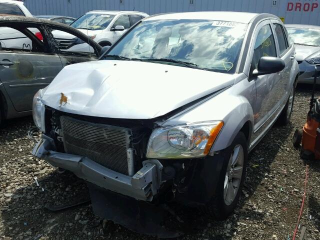 1B3CB4HA0AD584181 - 2010 DODGE CALIBER SX SILVER photo 2