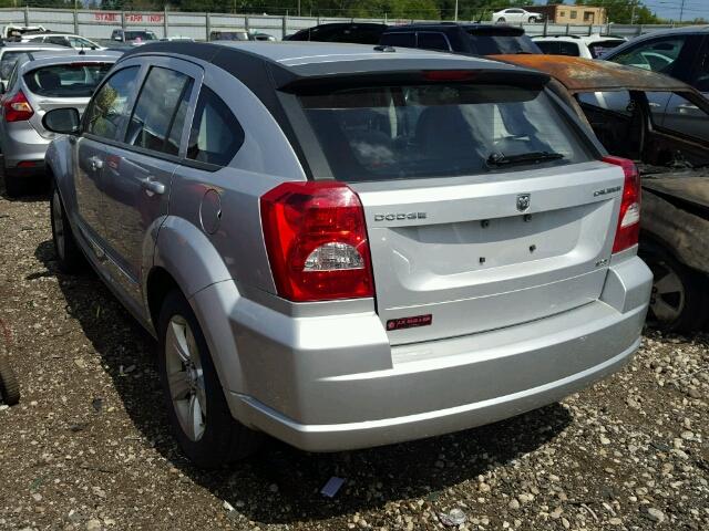 1B3CB4HA0AD584181 - 2010 DODGE CALIBER SX SILVER photo 3