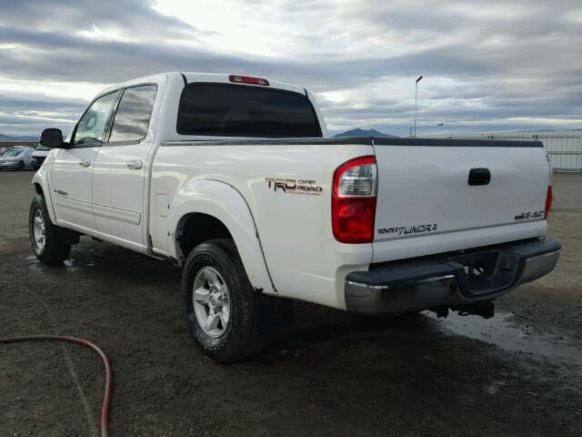 5TBDT44146S509350 - 2006 TOYOTA TUNDRA DOU WHITE photo 3