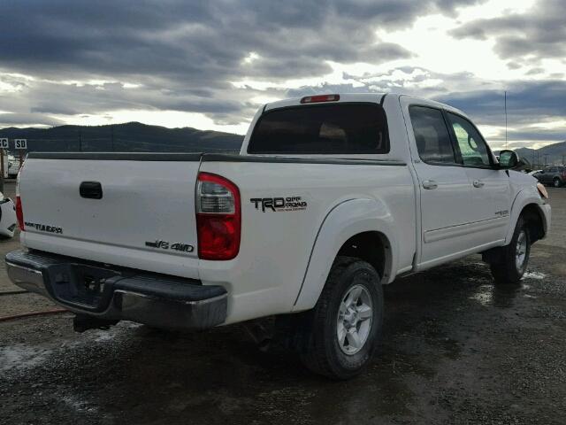 5TBDT44146S509350 - 2006 TOYOTA TUNDRA DOU WHITE photo 4