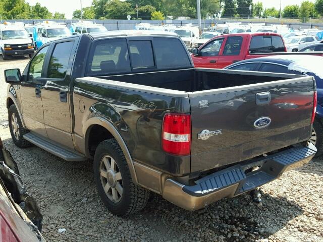 1FTPW14555KD67531 - 2005 FORD F150 GRAY photo 3