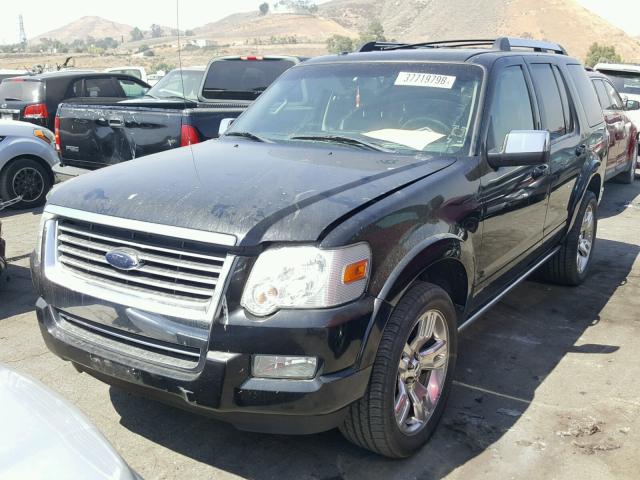 1FMEU65E39UA35988 - 2009 FORD EXPLORER L BLACK photo 2