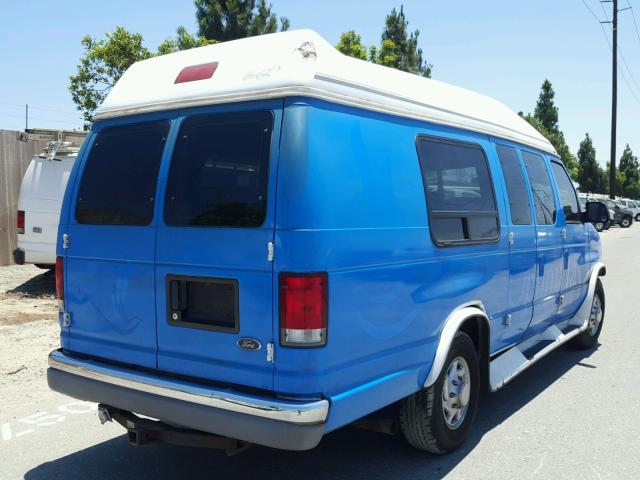 1FDSS34S2YHB35859 - 2000 FORD ECONOLINE BLUE photo 4