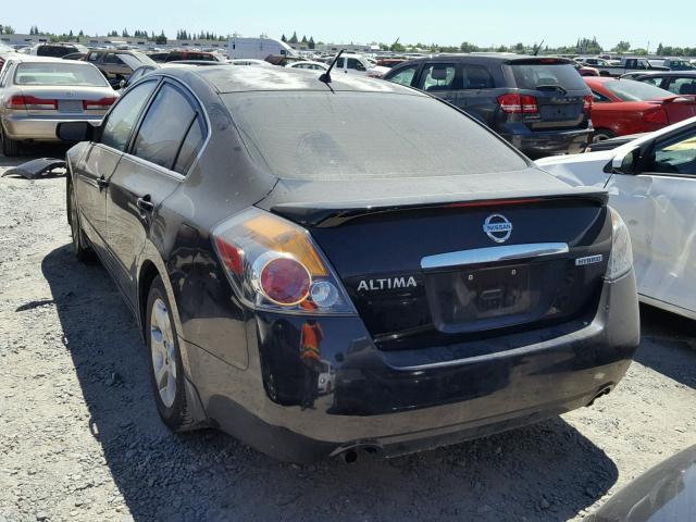 1N4CL21E29C128140 - 2009 NISSAN ALTIMA HYB BLACK photo 3